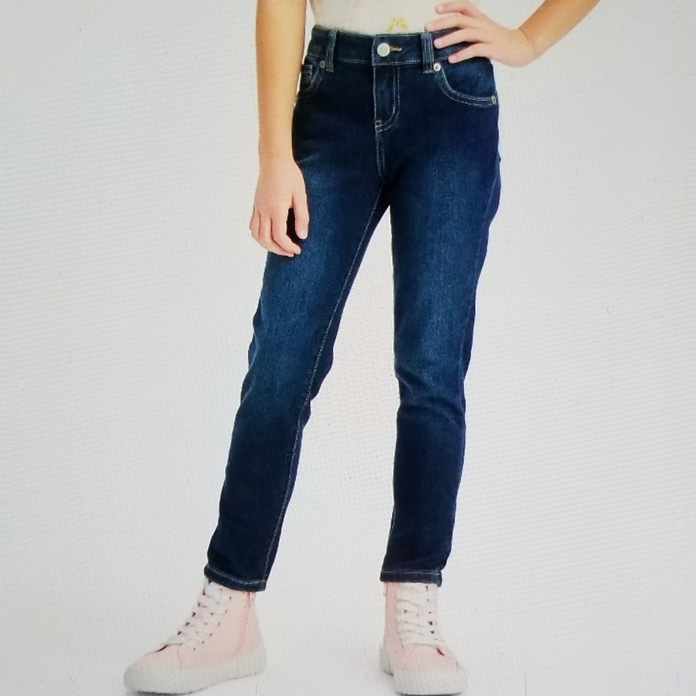 Cat n jack girls skinny jeans pants color blue size 12